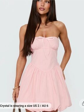 navy blue mini dress Ellie Navy Strapless Mini Dress - US 12
